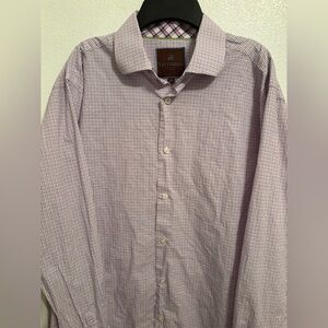 Tattersall London button front shirt 16 34/35